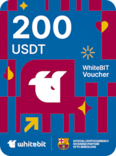 WhiteBIT Voucher | FC Barcelona Edition 200 USDT