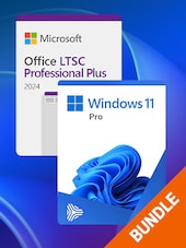 Microsoft Windows 11 Pro & Microsoft Office 2024 LTSC Pro Plus Bundle - PC