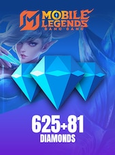 Mobile Legends: Bang Bang 706 Diamonds (625 Diamonds + 81 Bonus)