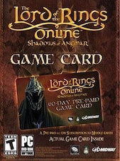 Lord of the Rings Online Time Card Prepaid 60 Days