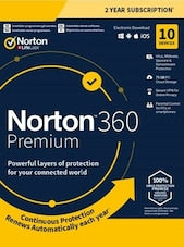 Norton 360 - Premium + 75 GB Cloud Storage PC, Android, Mac, iOS 1 Year