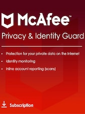 McAfee Privacy & Identity Guard - PC 1 Year