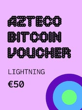 Azteco Bitcoin Lightning Voucher 50 EUR