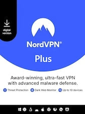 NordVPN Plus VPN Service PC, Android, Mac, iOS 10 Devices 1 Year