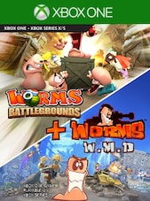 Worms Battlegrounds + Worms W.M.D Xbox One