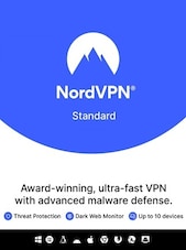 NordVPN Standard VPN Service PC, Android, Mac, iOS 10 Devices 6 Months