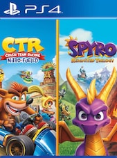 Crash Team Racing Nitro-Fueled + Spyro Game Bundle PS4