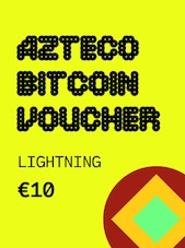Azteco Bitcoin Lightning Voucher 10 EUR