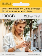 Amaryllo Cloud One-Time Payment  Gift Card - 100 GB