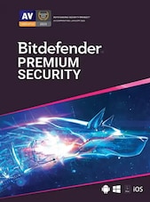 Bitdefender Premium Security - Standard PC, Android, Mac 1 Year
