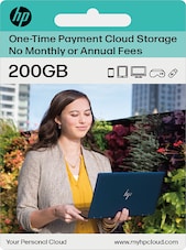 myHPcloud Cloud Storage Platform One-Time Payment Gift Card - 200 GB