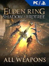 Elden Ring Shadow of the Erdtree All Weapons PC, PSN