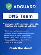 AdGuard DNS Team - PC, Android, Mac, iOS 200 Devices 1 Month