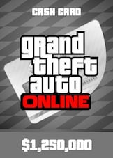 Grand Theft Auto Online: Great White Shark Cash Card Rockstar - 1250000 PC