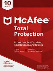 McAfee Total Protection - Multidevice 10 Devices 1 Year