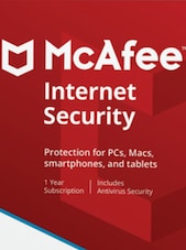 McAfee Internet Security - 5 Devices 1 Year