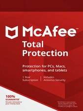 McAfee Total Protection - PC, Android, Mac 5 Devices 1 Year