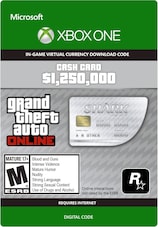 Grand Theft Auto Online: Great White Shark Cash Card - 1250000 Xbox One