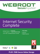 Webroot Internet Security Complete - 1 Year