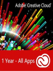 Adobe Creative Cloud Pro - Student & Teacher PC, Mac 1 Year