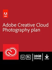 Adobe Creative Cloud Photography Plan Subscription - 20 GB 1 Month