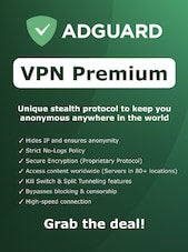 AdGuard VPN 10 Devices 1 Year