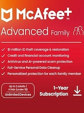 McAfee+ - Advanced PC, Android, IOS 1 Year