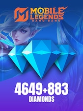 Mobile Legends: Bang Bang 5532 Diamonds (4649 Diamonds + 883 Bonus)