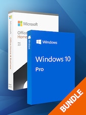 Microsoft Windows 10 Pro & Microsoft Office Home & Business 2021 (Mac) bundle