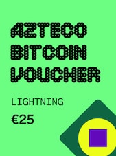 Azteco Bitcoin Lightning Voucher 25 EUR