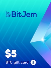 BitJem Crypto Gift Card Bitcoin 5 USD
