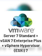 VMware vCenter Server 7 Standard + vSAN 7 Enterprise Plus + vSphere Hypervisor (ESXi) 7 - PC Unlimited Devices Lifetime