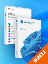 Microsoft Windows 11 Home & Microsoft Office Professional 2021 Plus Bundle
