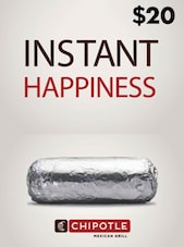 Chipotle Gift Card 20 USD