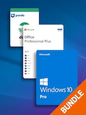 Microsoft Windows 10 Pro OEM & Office 2021 Pro Plus + Panda Dome Essential - PC 1 PC Lifetime