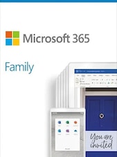 Microsoft Office 365 Family - PC, Mac 6 Devices 1 Year