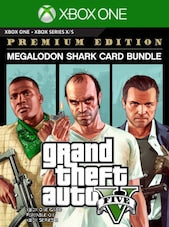 Grand Theft Auto V: Premium Online Edition & Megalodon Shark Card Bundle Xbox One