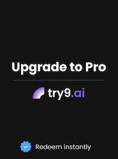 Try9 AI Upgrade to Pro 1 Month