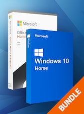 Microsoft Windows 10 Home & Microsoft Office Home & Business 2021 (Mac) bundle