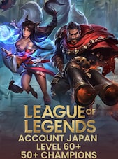 League of Legends Account Japan Server Level 60+ 50+ Champions PC