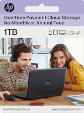 myHPcloud Cloud Storage Platform One-Time Payment Gift Card - 1 TB