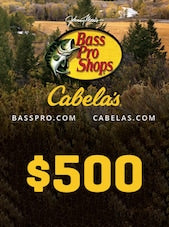 Bass Pro / Cabela's Gift Card 500 USD