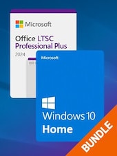 Microsoft Windows 10 Home & Microsoft Office 2024 LTSC Pro Plus Bundle - PC