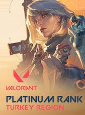 Valorant Account PLATINUM Rank PC Turkey Server