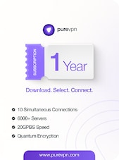 PureVPN - 10 Devices 1 Year