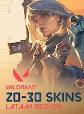 Valorant Account 20-30 Skins PC LATAM Region